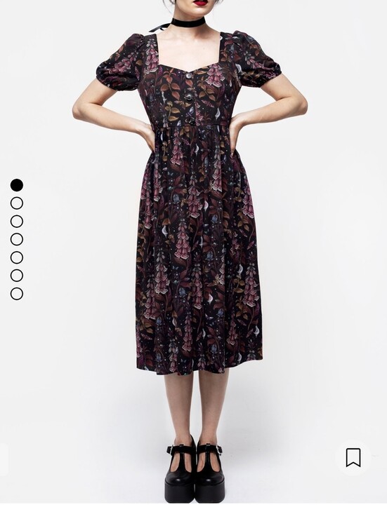 Disturbia Dresses & Skirts - Disturbia Foxglove Button Detail Midi Dress NWT US 12